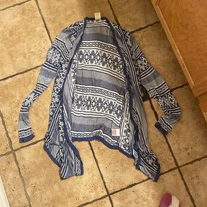 Faded glory Aztec cardigan medium